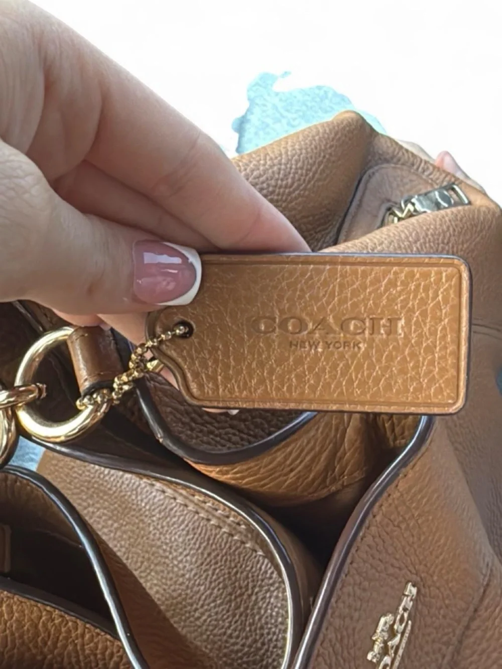 Coach Brown Leather Shoulder Bag